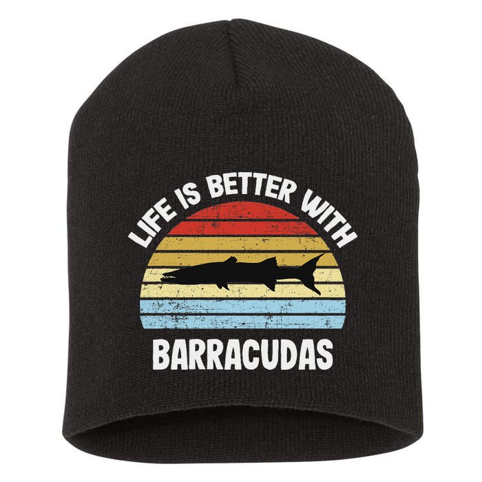 Barracuda Life Is Better With Barracudas Short Acrylic Beanie