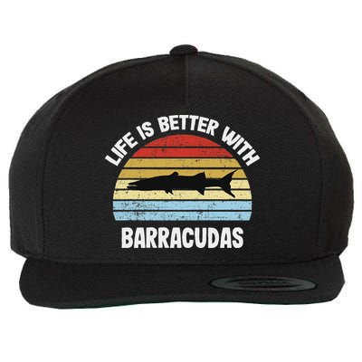 Barracuda Life Is Better With Barracudas Wool Snapback Cap