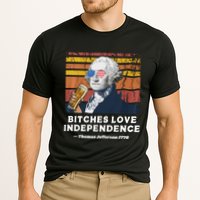 Bitches Love Independence Funny Founding Fathers 4th Of July Cooling Performance Crew T-Shirt