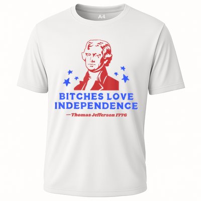 Bitches Love Independence Funny Founding Fathers 4th Of July Performance Shirt