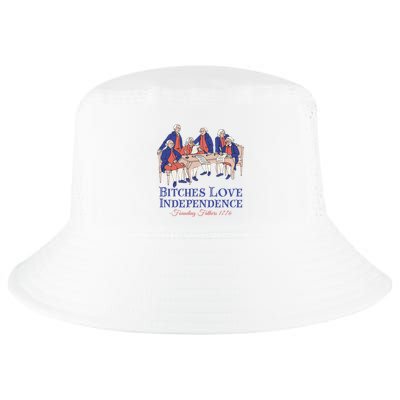 Bitches Love Independence 4th Of July Cool Comfort Performance Bucket Hat
