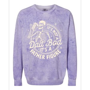 Beer Lover Ing ItS Not A Dad Bod ItS A Father Figure Gift Colorblast Crewneck Sweatshirt