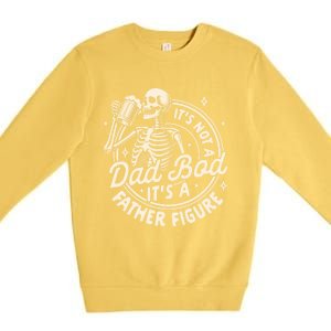 Beer Lover Ing ItS Not A Dad Bod ItS A Father Figure Gift Premium Crewneck Sweatshirt