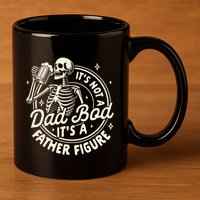 Beer Lover Ing ItS Not A Dad Bod ItS A Father Figure Gift 11oz C Handle Ceramic Mug