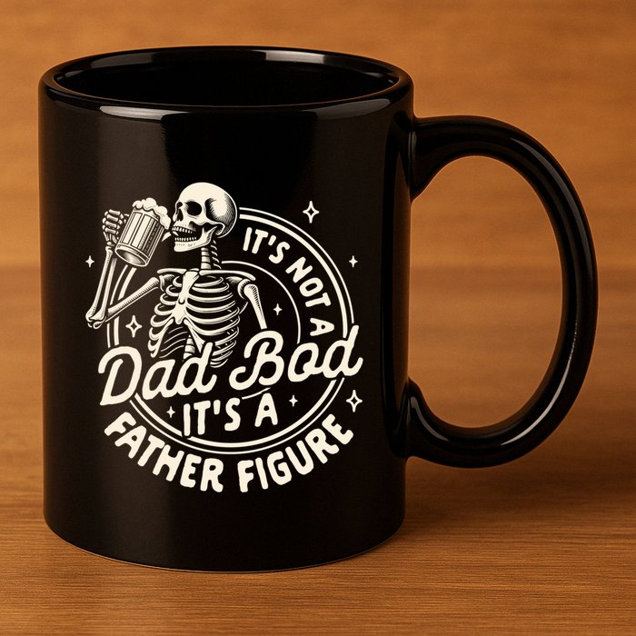 Beer Lover Ing ItS Not A Dad Bod ItS A Father Figure Gift 11oz C Handle Ceramic Mug