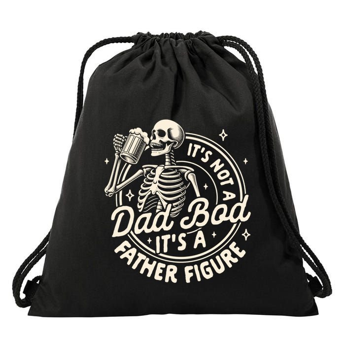 Beer Lover Ing ItS Not A Dad Bod ItS A Father Figure Gift Drawstring Bag