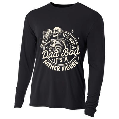 Beer Lover Ing ItS Not A Dad Bod ItS A Father Figure Gift Cooling Performance Long Sleeve Crew