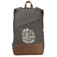 Beer Lover Ing ItS Not A Dad Bod ItS A Father Figure Gift Cotton Canvas Backpack