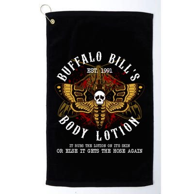 Body Lotion It Rubs The Lotion On Its Skin Horror Hallow Golf Towel