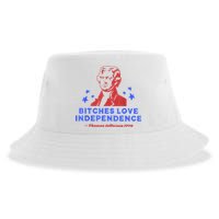 Bitches Love Independence Thomas Jefferson 1776 4th Of July Sustainable Bucket Hat