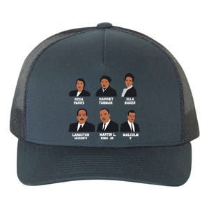 Black Leaders Inspiring Black History African American Gift Yupoong Adult 5-Panel Trucker Hat