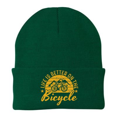 Bike Life Is Better On A Bicycle Cycling Knit Cap Winter Beanie