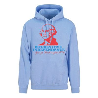 Bitches Love Independence Unisex Surf Hoodie