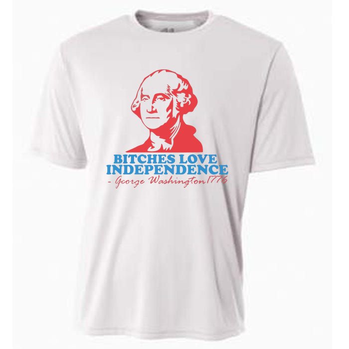 Bitches Love Independence Cooling Performance Crew T-Shirt