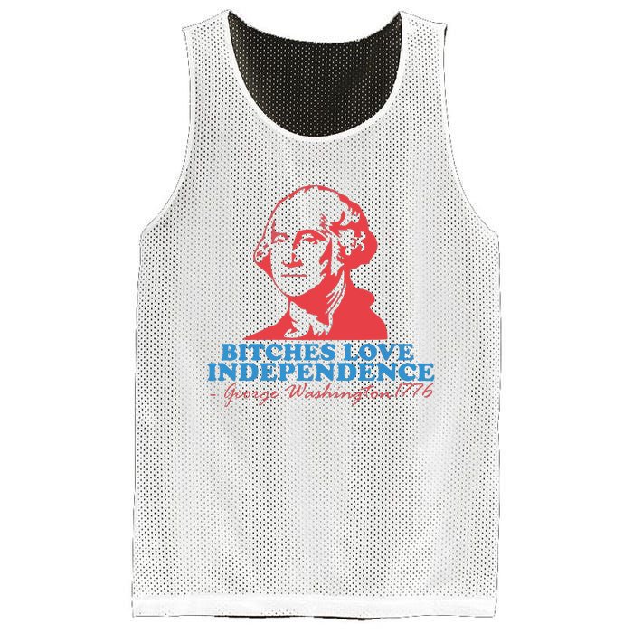 Bitches Love Independence Mesh Reversible Basketball Jersey Tank