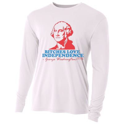 Bitches Love Independence Cooling Performance Long Sleeve Crew