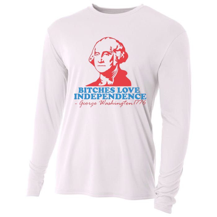 Bitches Love Independence Cooling Performance Long Sleeve Crew