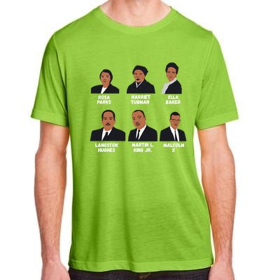 Black Leaders Inspiring Black History African American Gift Adult ChromaSoft Performance T-Shirt