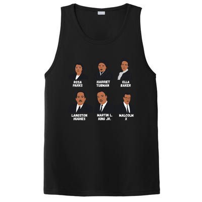 Black Leaders Inspiring Black History African American Gift PosiCharge Competitor Tank