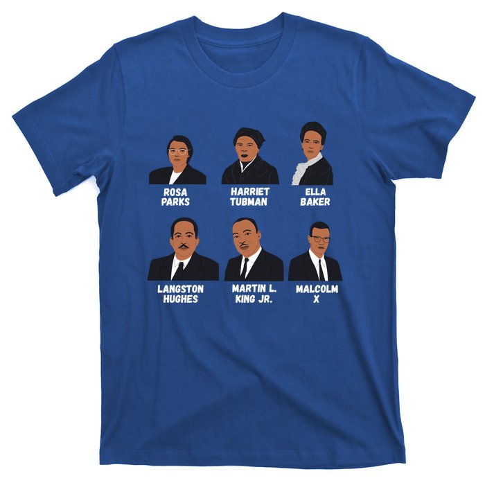 Black Leaders Inspiring Black History African American Gift T-Shirt