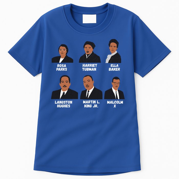 Black Leaders Inspiring Black History African American Gift Tall T-Shirt