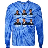 Black Leaders Inspiring Black History African American Gift Tie-Dye Long Sleeve Shirt