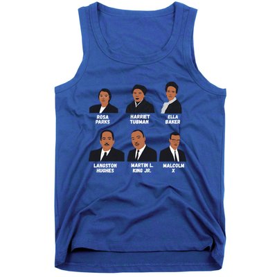 Black Leaders Inspiring Black History African American Gift Tank Top