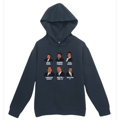 Black Leaders Inspiring Black History African American Gift Urban Pullover Hoodie