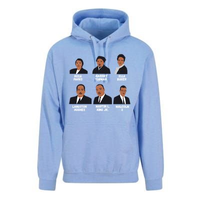 Black Leaders Inspiring Black History African American Gift Unisex Surf Hoodie