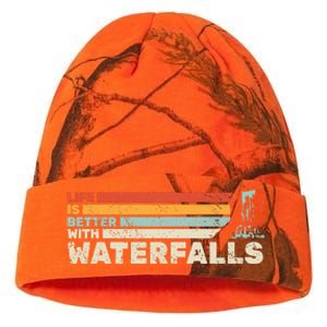 Backpacking Life Is Better With Waterfalls Retro Kati Licensed 12" Camo Beanie