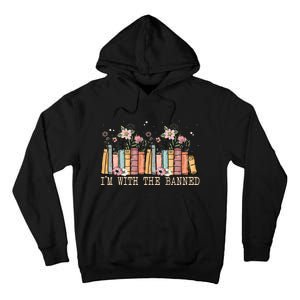 Book Lovers Im With The Banned Books Tall Hoodie