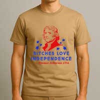 Bitches Love Independence Thomas Jefferson 1776 T-Shirt