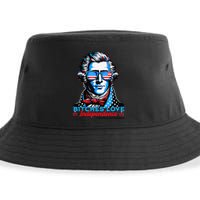 Bitches Love Independence Funny 4th Of July Thomas Jefferson Sustainable Bucket Hat