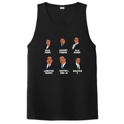 Black Leaders Inspiring Black History African American Funny Gift PosiCharge Competitor Tank