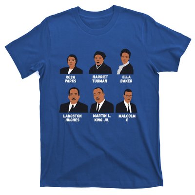 Black Leaders Inspiring Black History African American Funny Gift T-Shirt