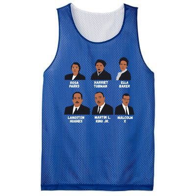 Black Leaders Inspiring Black History African American Funny Gift Mesh Reversible Basketball Jersey Tank