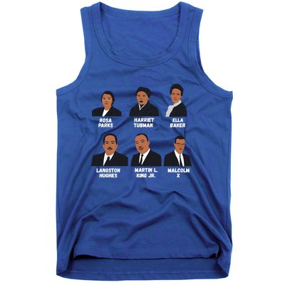 Black Leaders Inspiring Black History African American Funny Gift Tank Top