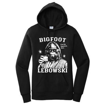 Bigfoot Lebowski IM The Squatch Man Women's Pullover Hoodie