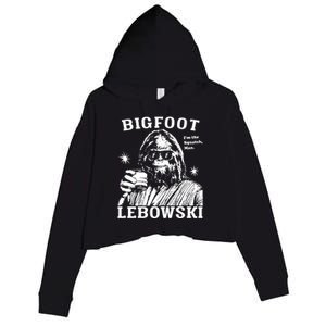 Bigfoot Lebowski IM The Squatch Man Crop Fleece Hoodie