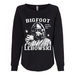 Bigfoot Lebowski IM The Squatch Man Womens California Wash Sweatshirt