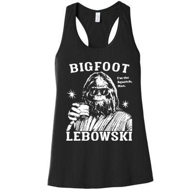 Bigfoot Lebowski IM The Squatch Man Women's Racerback Tank