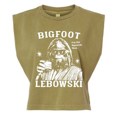 Bigfoot Lebowski IM The Squatch Man Garment-Dyed Women's Muscle Tee