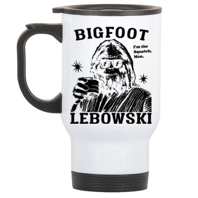 Bigfoot Lebowski IM The Squatch Man Stainless Steel Travel Mug