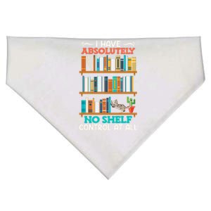 Book Lover I Have No Sh Control At All Bookworm Reader Gift USA-Made Doggie Bandana