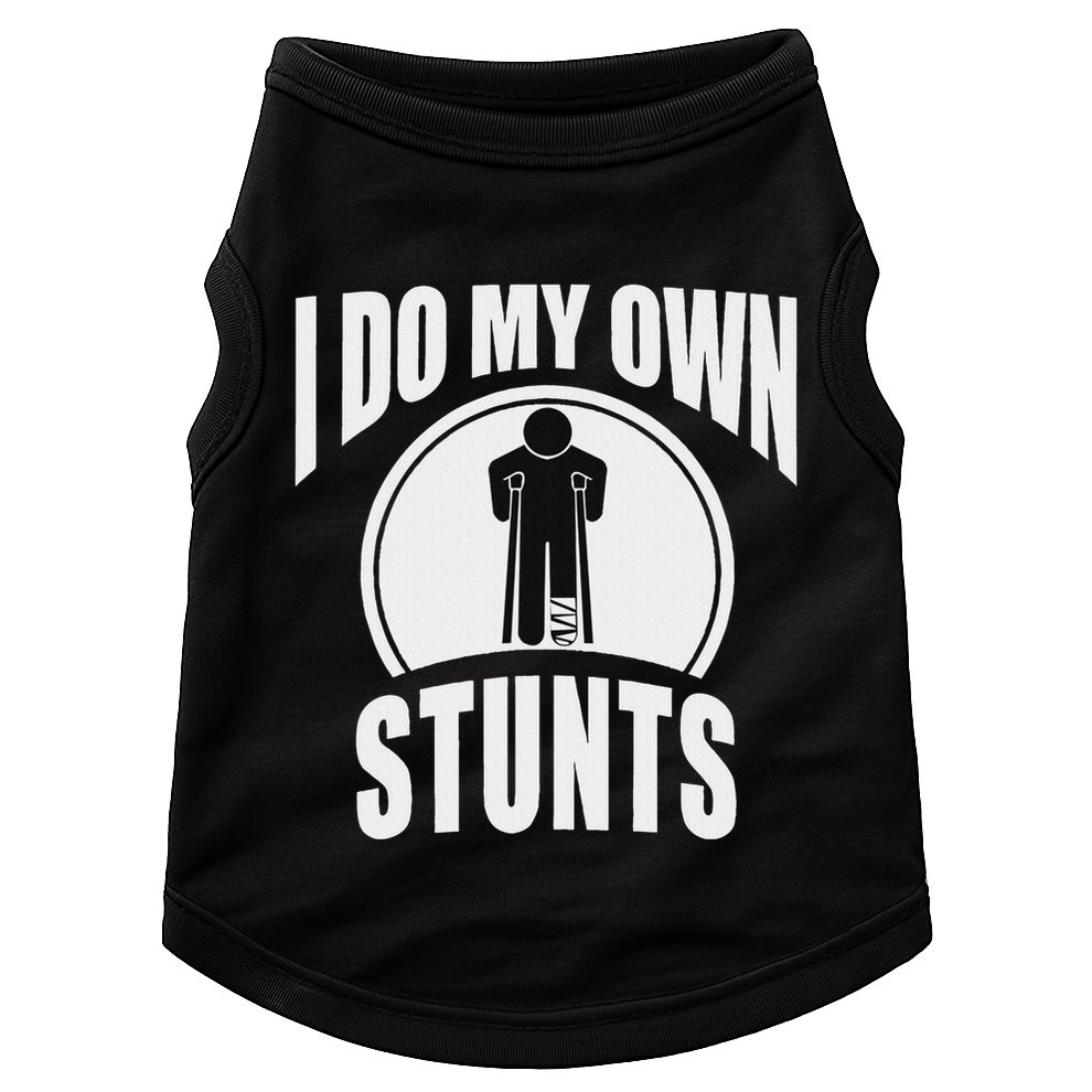 Broken Leg Injury Ankle Knee Funny Get Well Soon Gift Doggie Tank