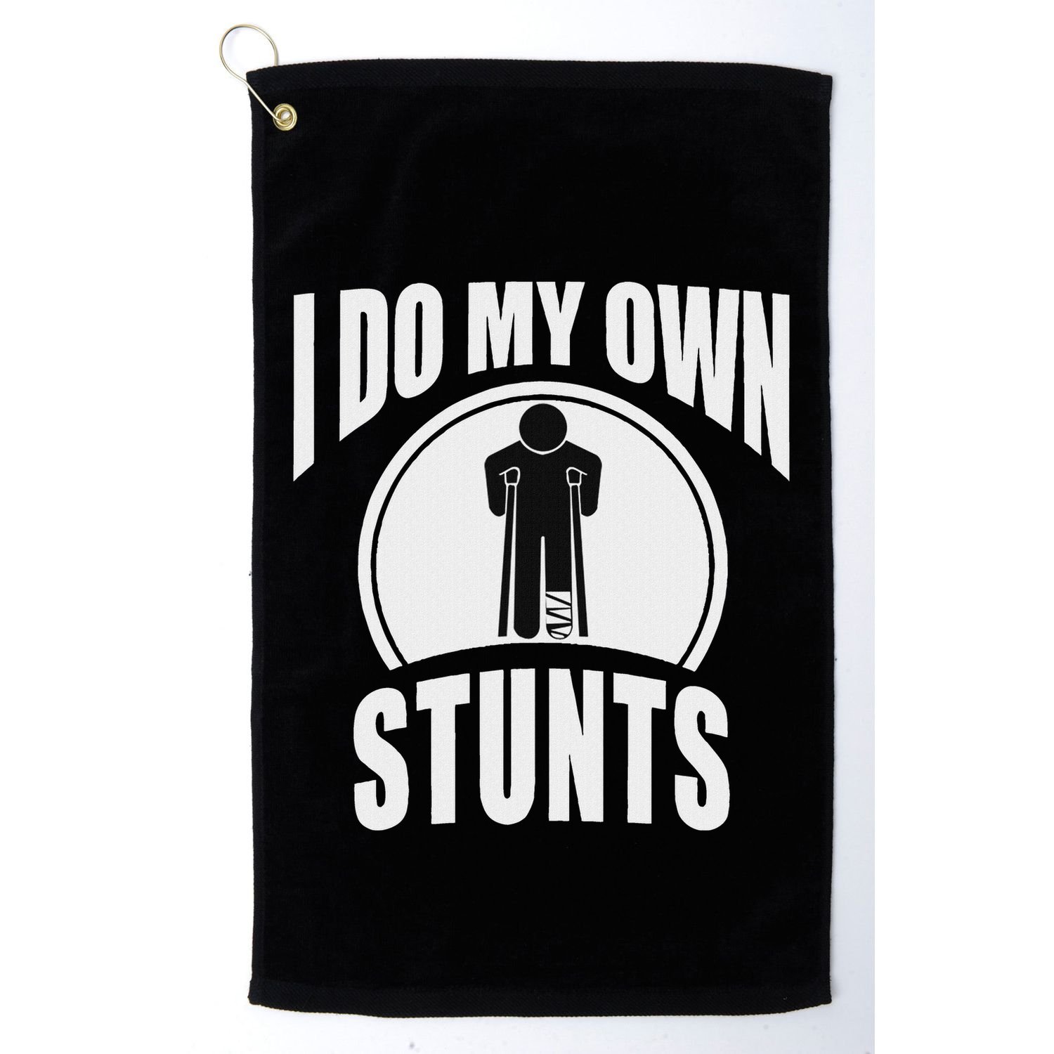 Broken Leg Injury Ankle Knee Funny Get Well Soon Gift Golf Towel