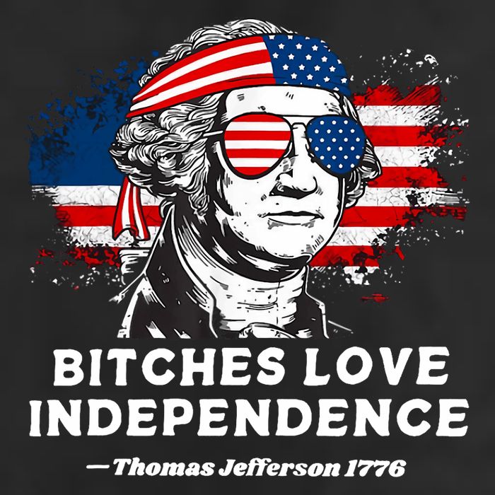 Bitches Love Independence Funny Founding Fathers 4th Of July Adult Drive Performance Visor