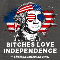 Bitches Love Independence Funny Founding Fathers 4th Of July Vector Backpack