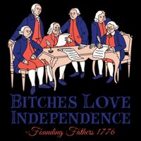 Bitches Love Independence 4th Of July Zip Tote Bag