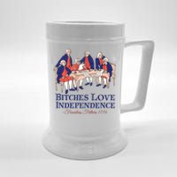 Bitches Love Independence 4th Of July Beer Stein